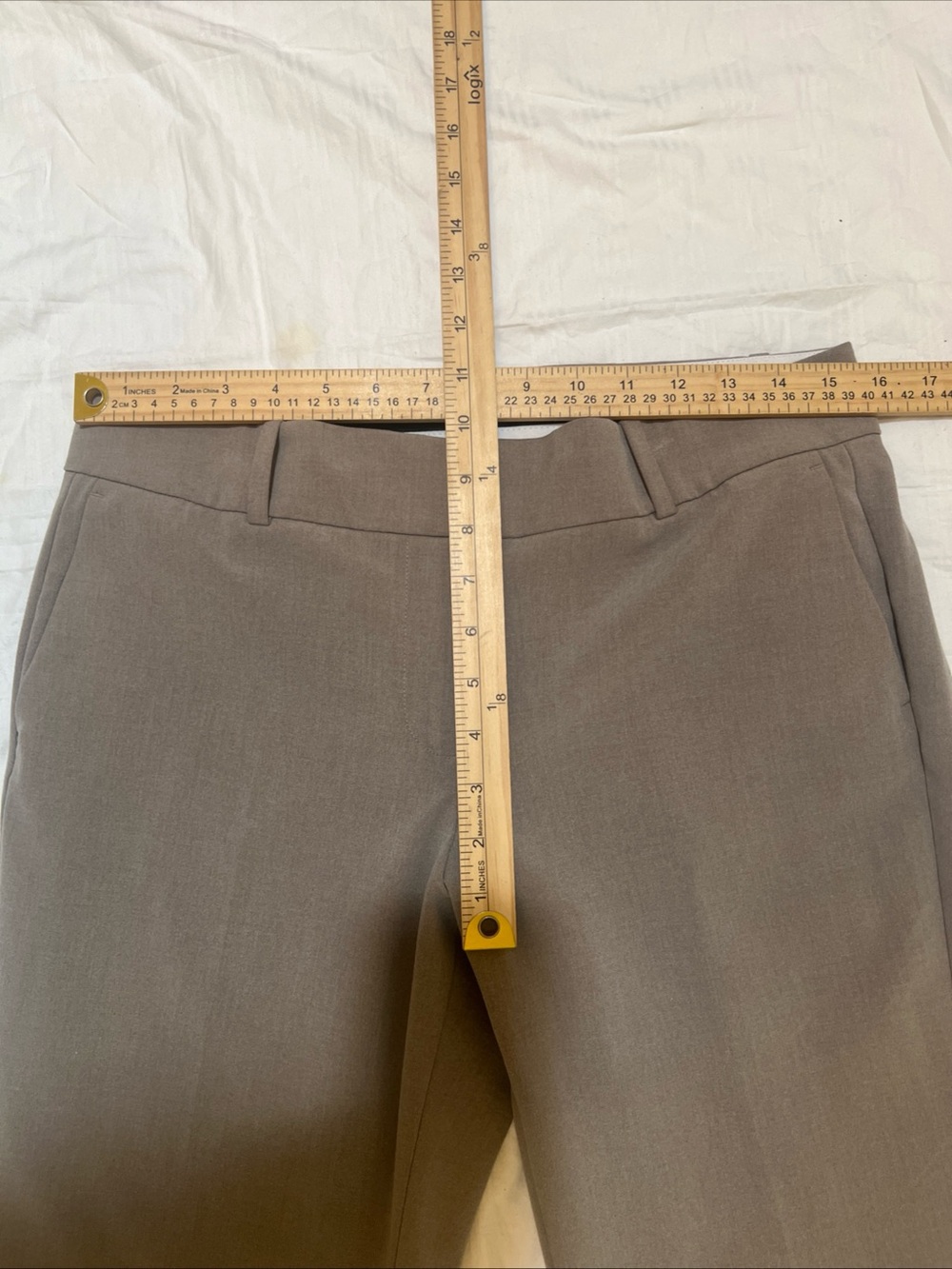 Ann Taylor Taupe Women's Pant Suit - Picture 11 of 13